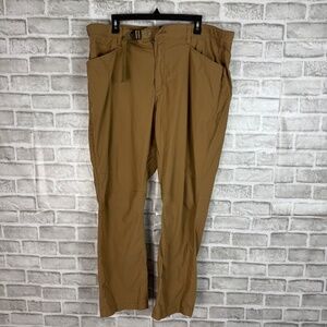 Alaskan Hardgear Neutral Beige Multi Pocket Casual Hiking Belted Pants 40 x 30